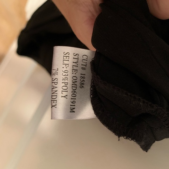 Tadashi Shoji Black Tiered Layered Sheath Dress - Sz L - Picture 8 of 9